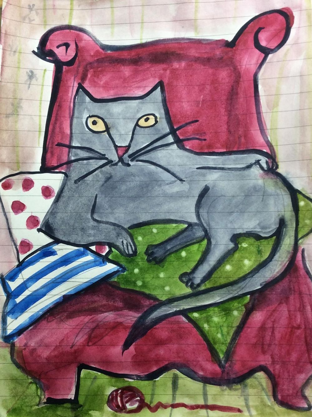 Drawing Arthur, my cat - image 2 - student project