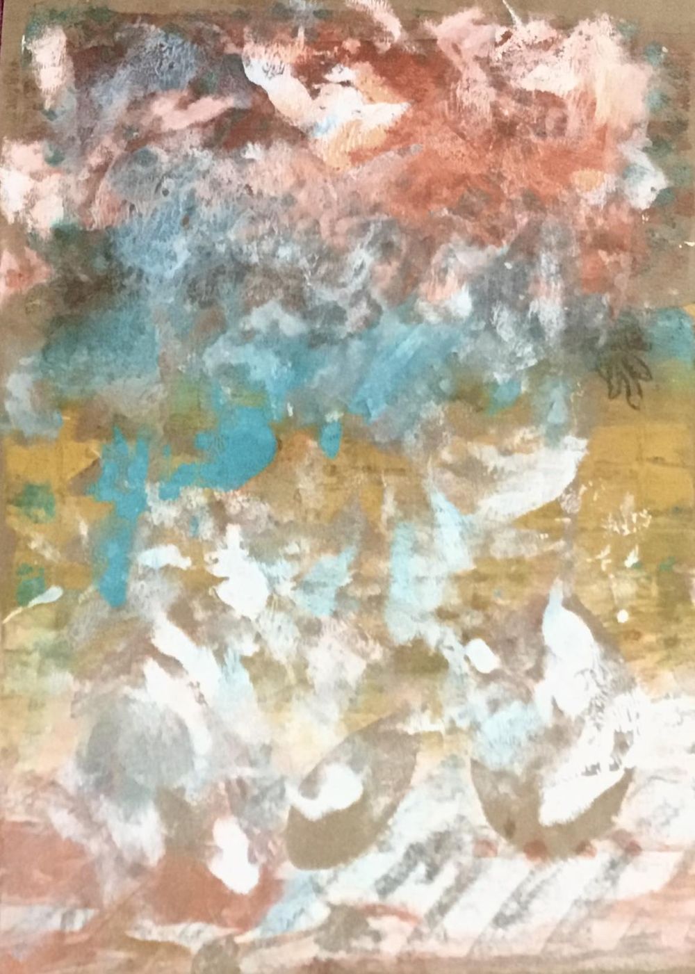 Painting on my Gelli Plate for the first time! - image 9 - student project