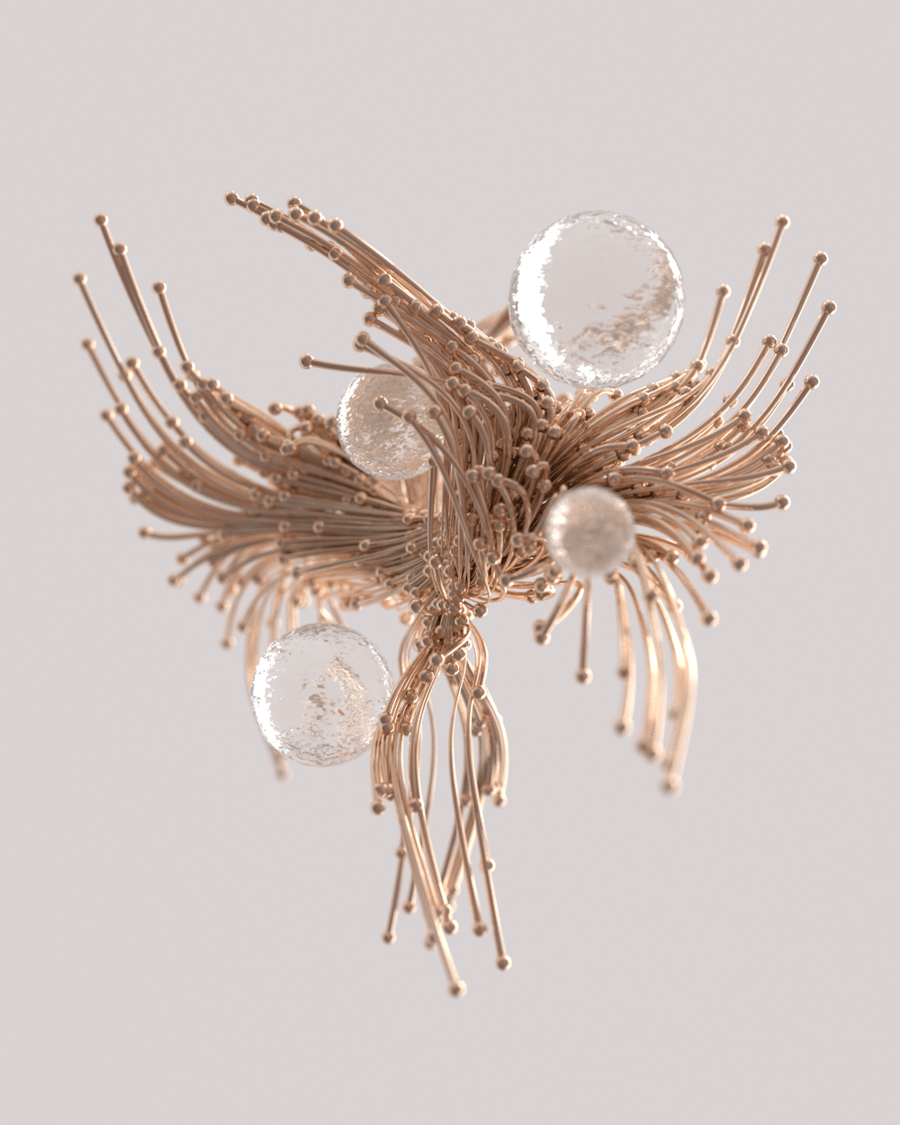 Flowing Tendrils in Redshift - image 2 - student project