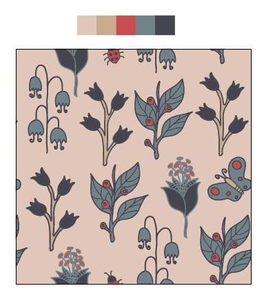 Flower Pattern - image 2 - student project