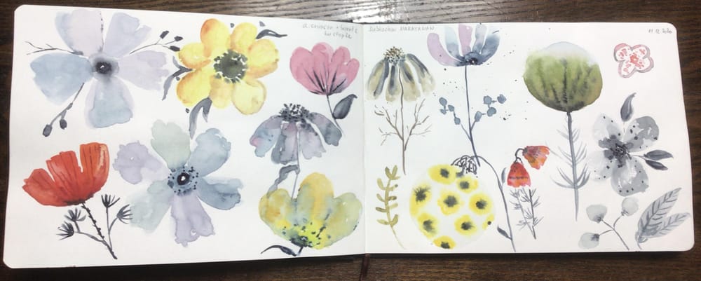Modern Florals with Subhashini Narayanan - image 2 - student project