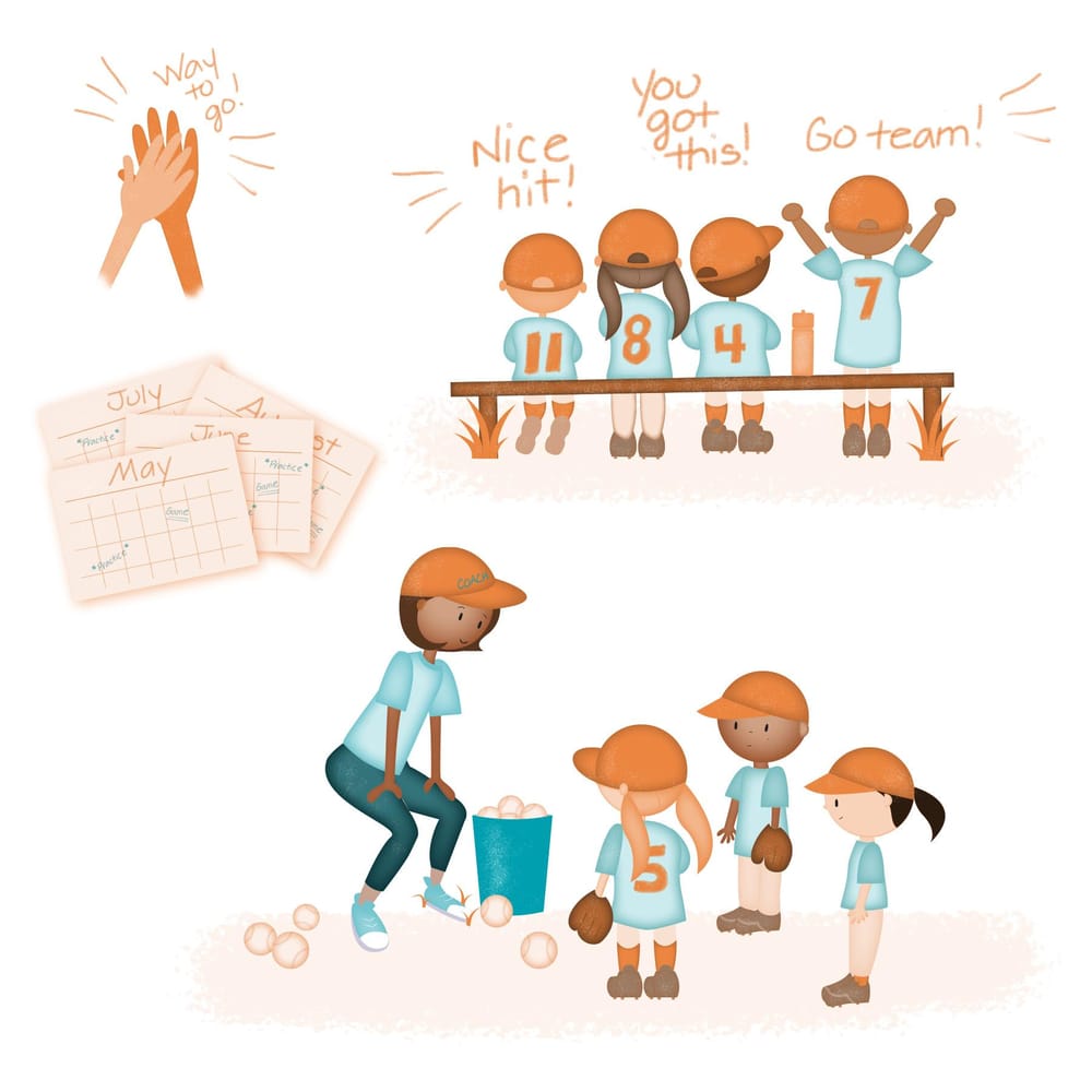 Andrea's baseball spot illustrations - image 4 - student project
