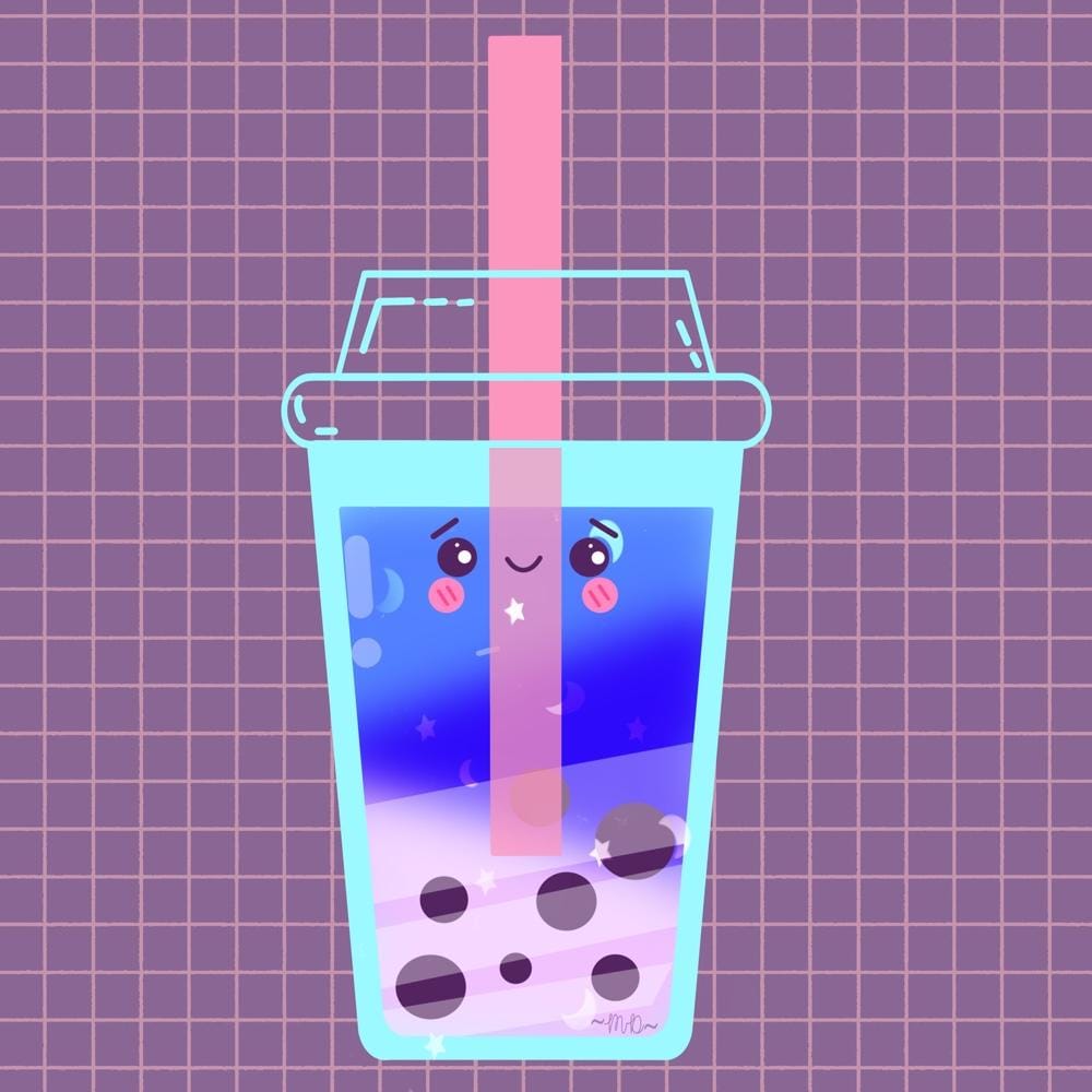 Colorful Cute Bubble Tea - image 1 - student project