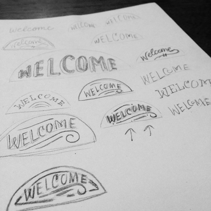Beachy Wooden Welcome Sign - image 1 - student project