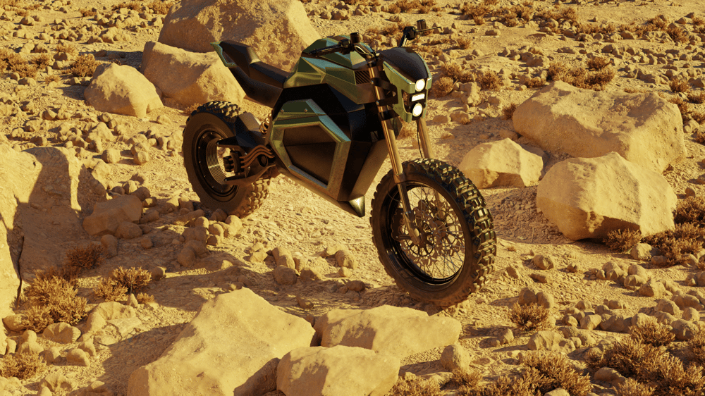 Motorcycle model - image 1 - student project