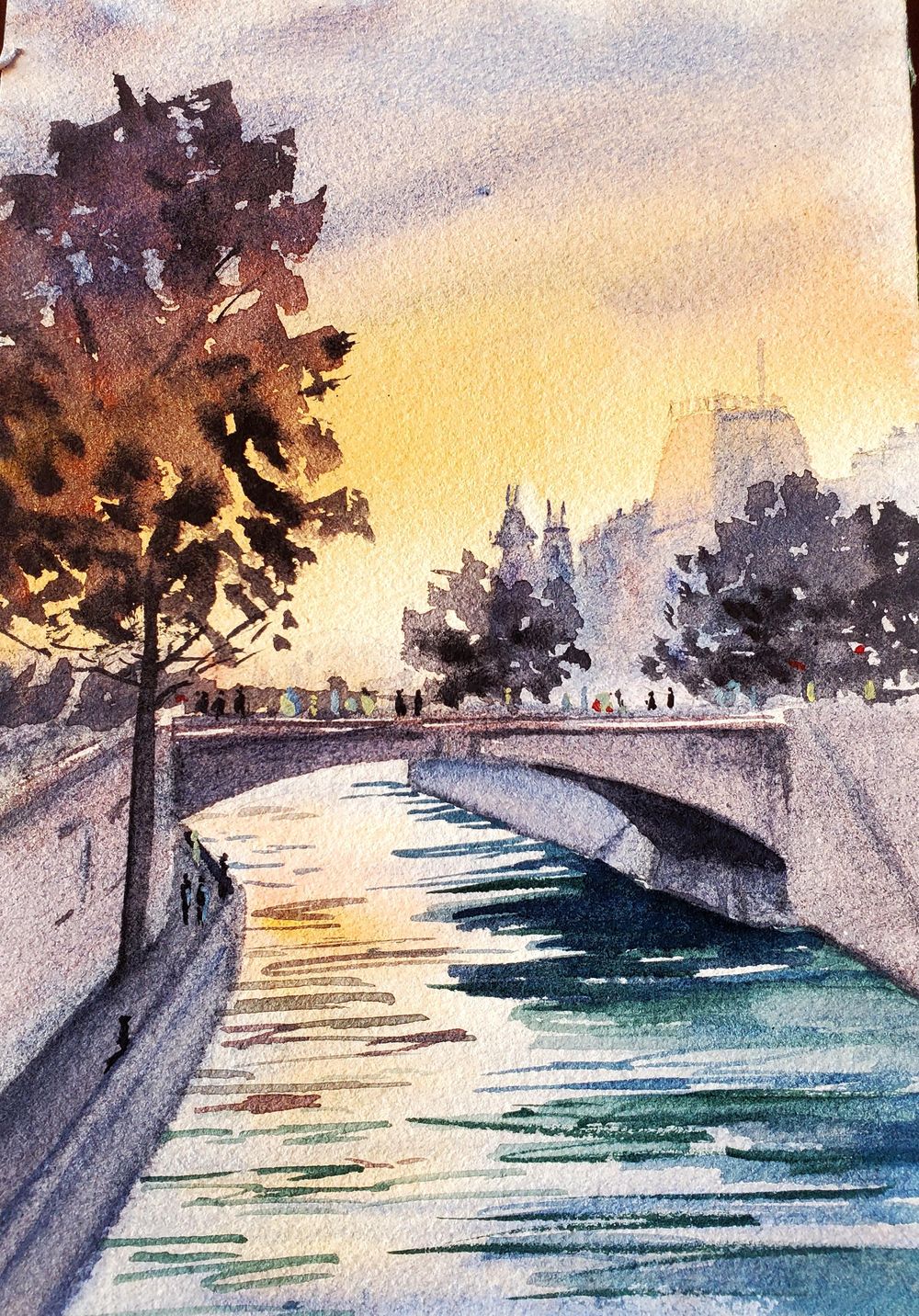 Coucher de soleil à Paris - image 1 - student project