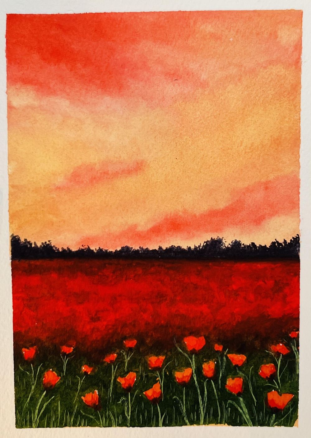Spring 30 Day Watercolor Challenge - image 21 - student project