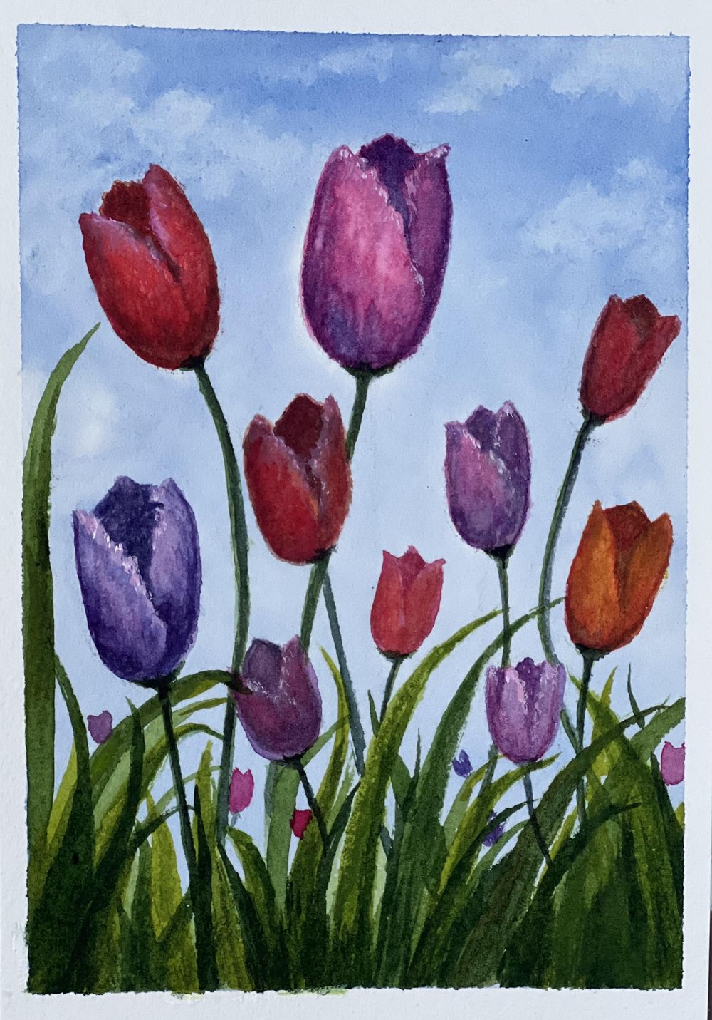 Spring 30 Day Watercolor Challenge - image 6 - student project