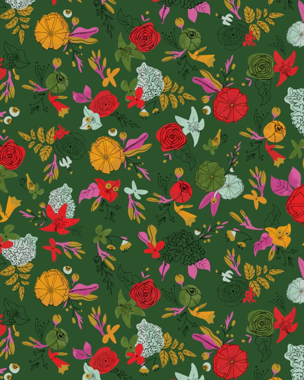 Vintage Painted Bouquets - image 10 - student project