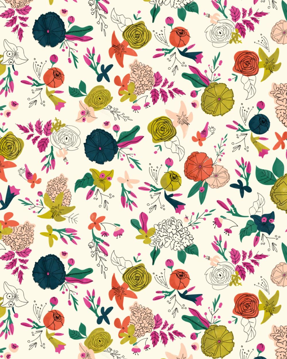 Vintage Painted Bouquets - image 6 - student project