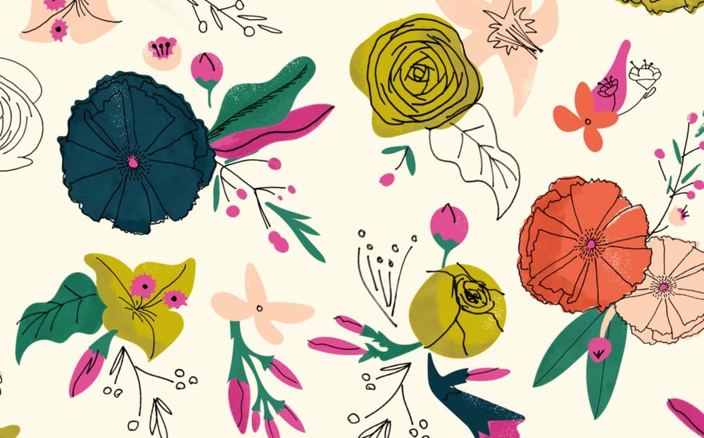 Vintage Painted Bouquets - image 4 - student project