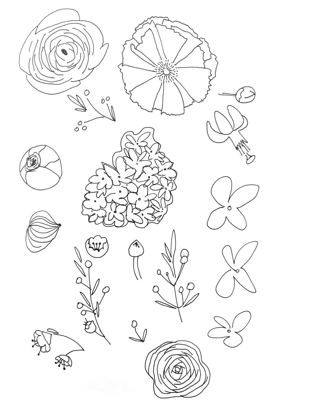 Vintage Painted Bouquets - image 2 - student project
