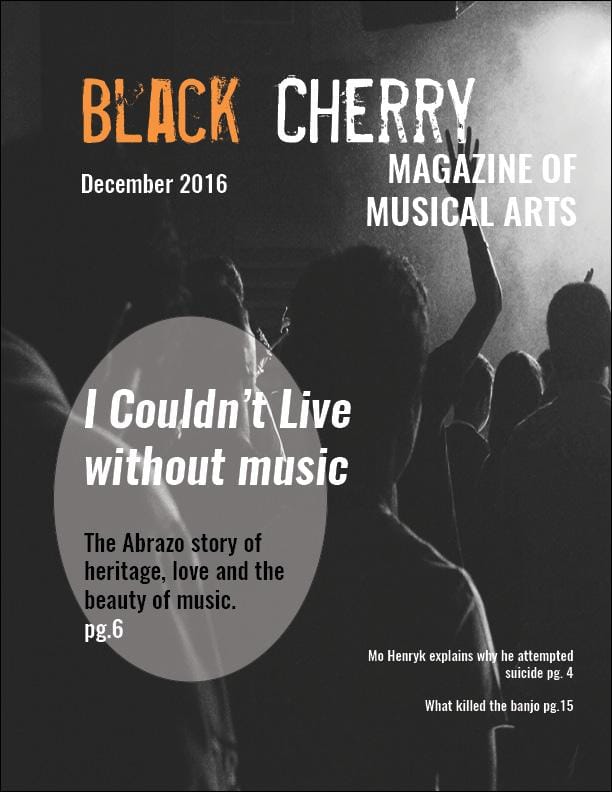 the BLACK CHERRY: my first attempt at a Magazine Spread - image 1 - student project