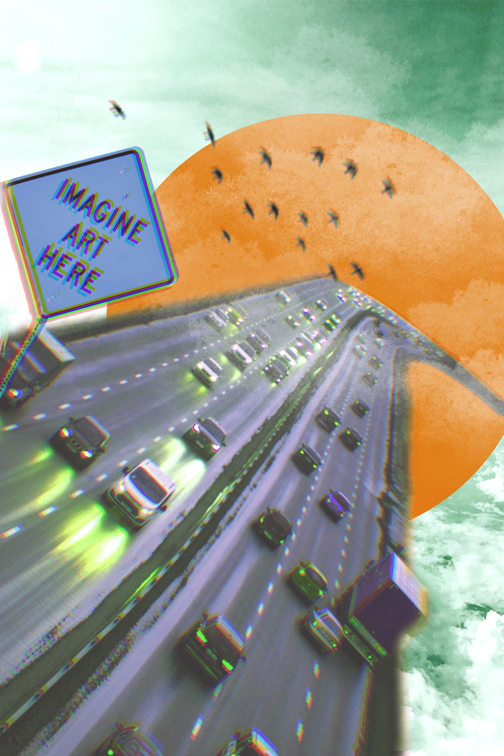 Surrealist collage - image 1 - student project