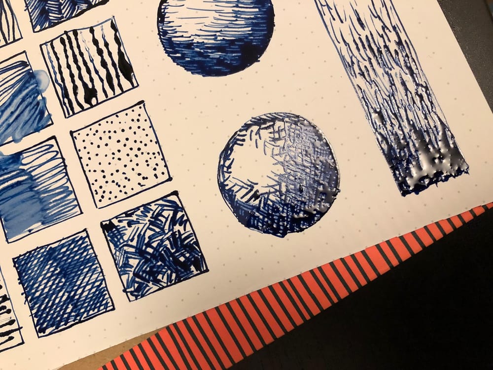 Hatching on paper made of stone - image 1 - student project