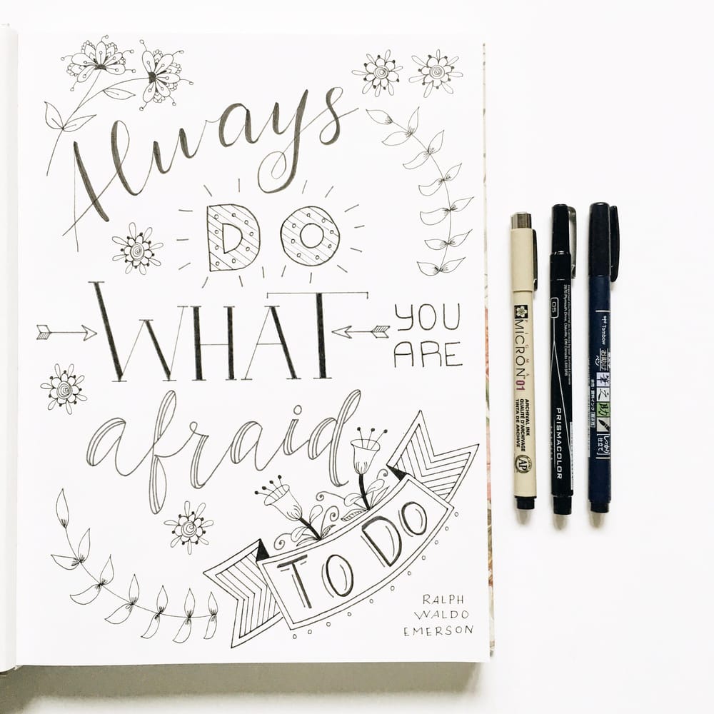 Lettering Layout practice - image 2 - student project
