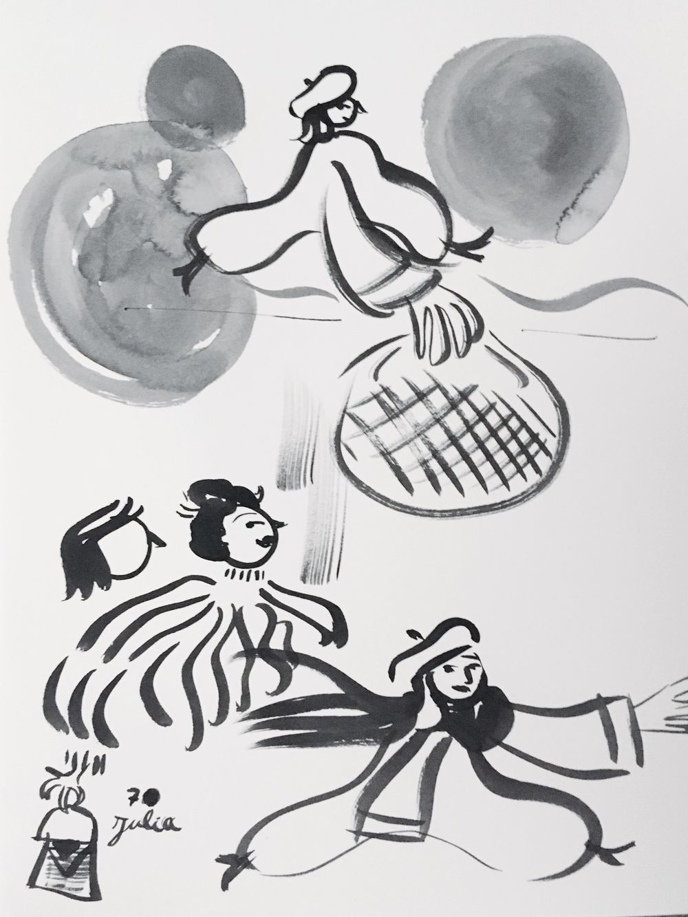 Tea time: a Self-portrait with Ink - image 2 - student project