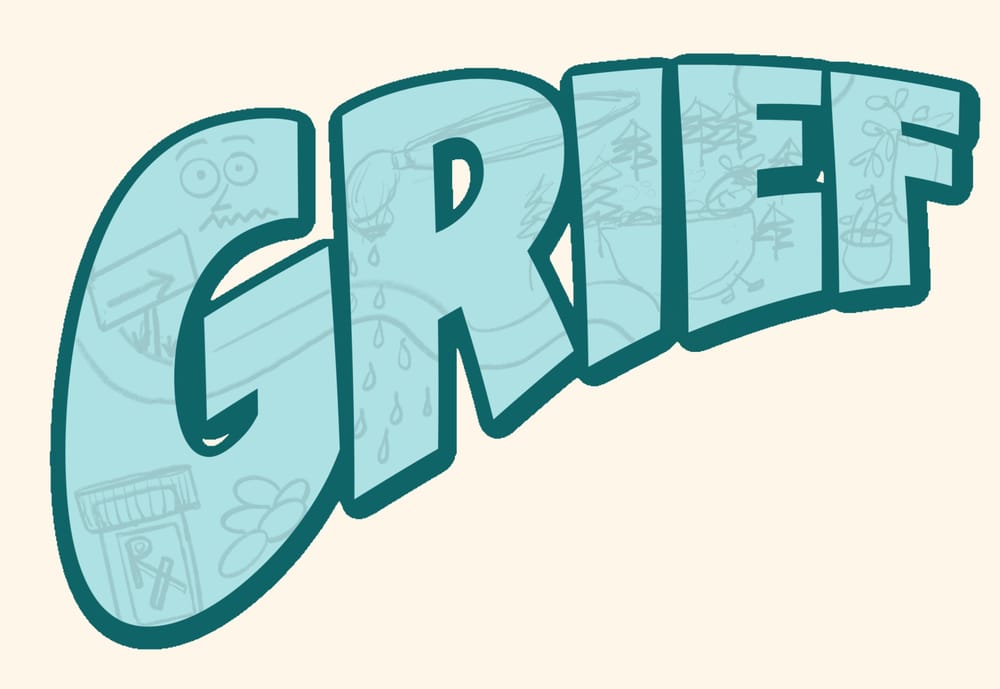 “Greetings from Grief!” Vintage Postcard - image 2 - student project