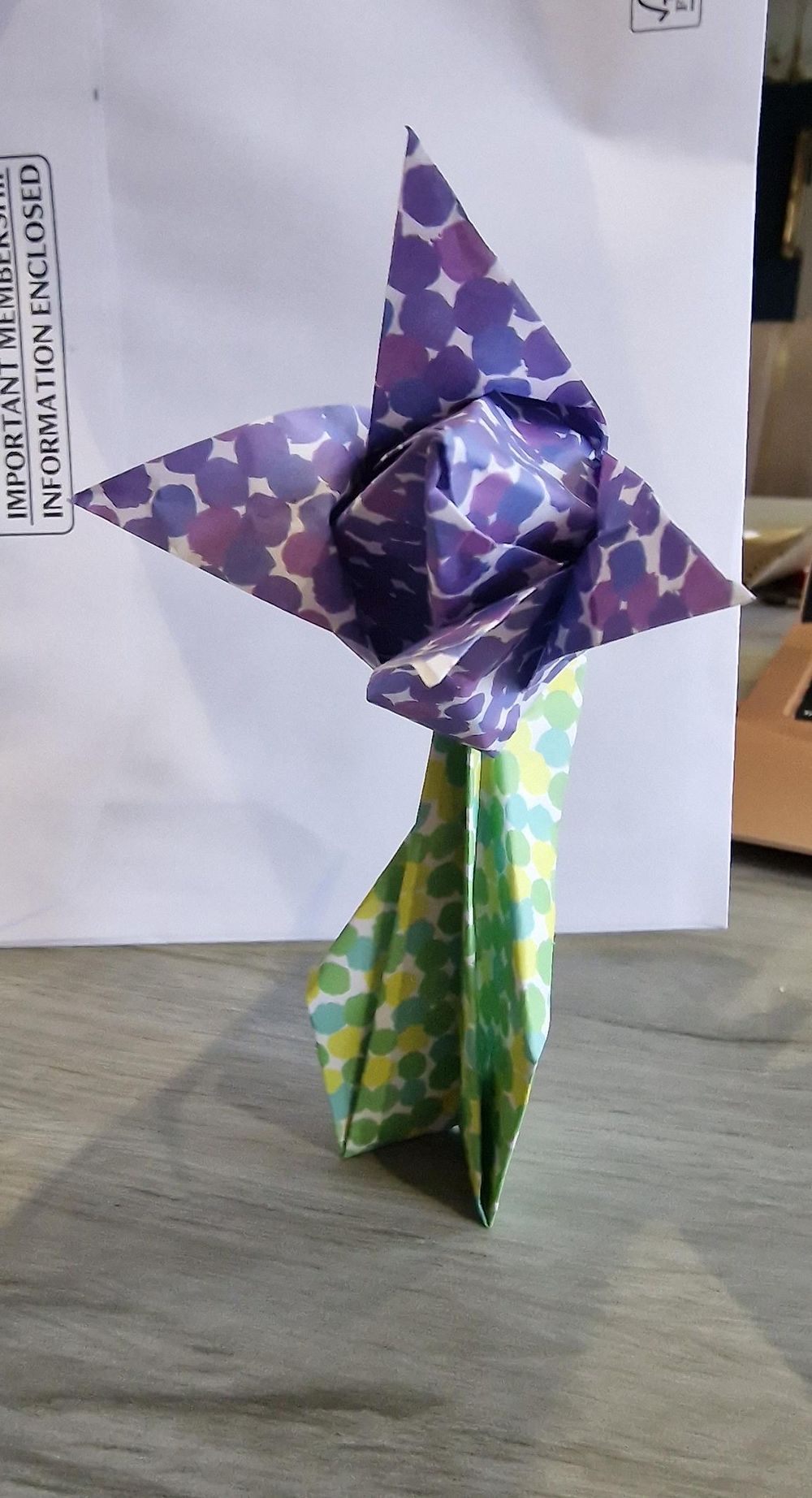 Origami Flowers - image 2 - student project