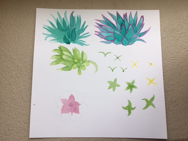 Workshop #2 : Illustrate from Photos & Paintings: Design 4 Patterns in 3 Weeks - image 7 - student project