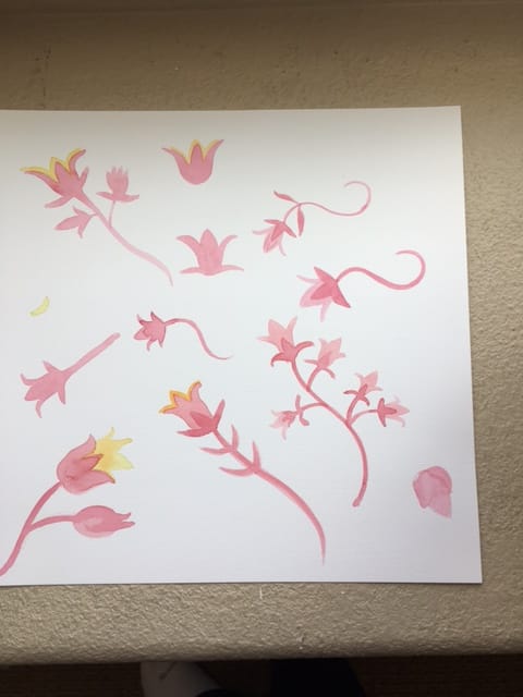 Workshop #2 : Illustrate from Photos & Paintings: Design 4 Patterns in 3 Weeks - image 10 - student project