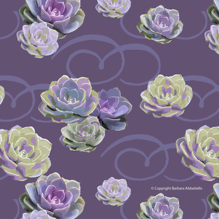 Workshop #2 : Illustrate from Photos & Paintings: Design 4 Patterns in 3 Weeks - image 4 - student project