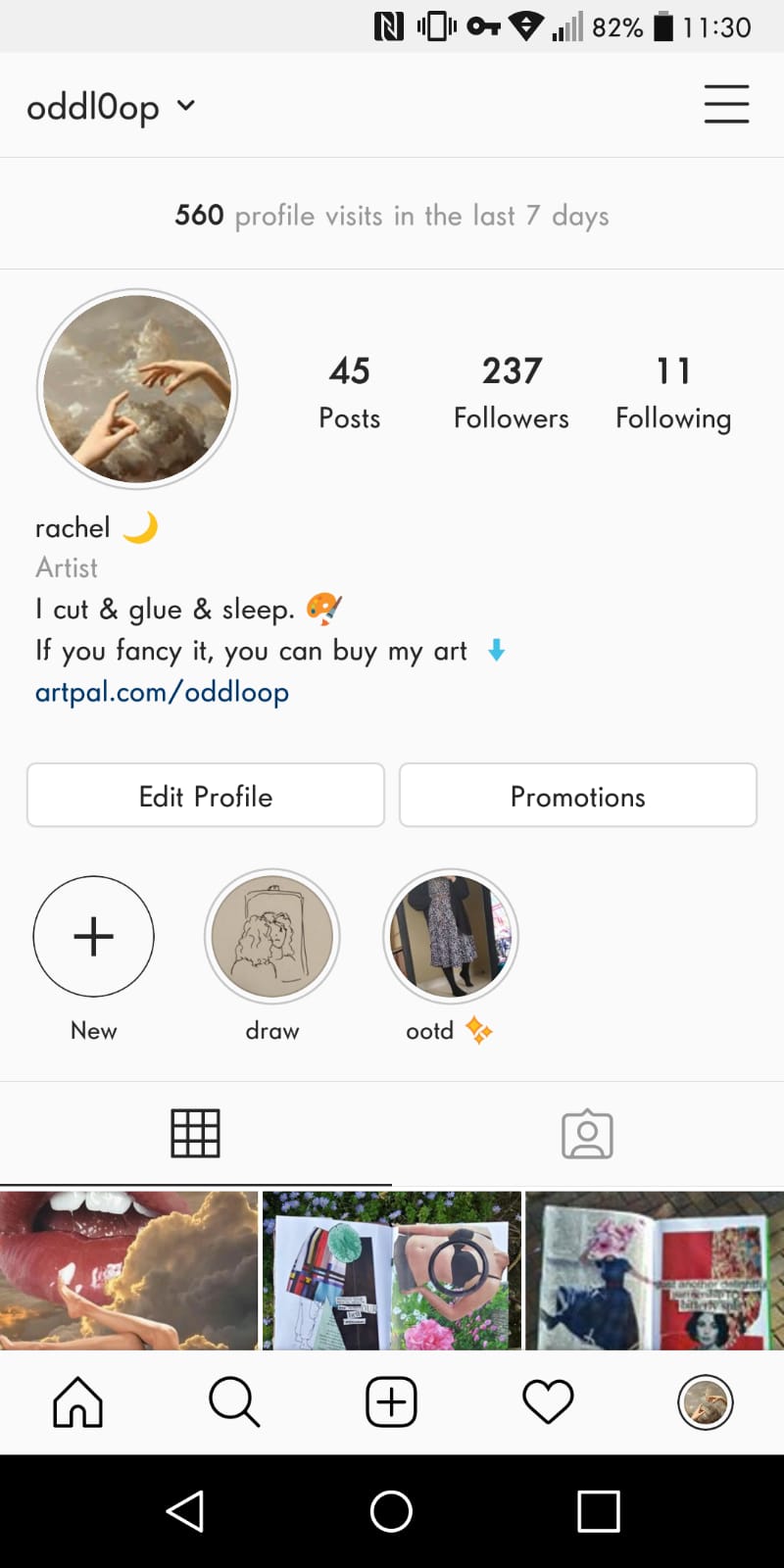 Instagram Two-Week Challenge - image 1 - student project
