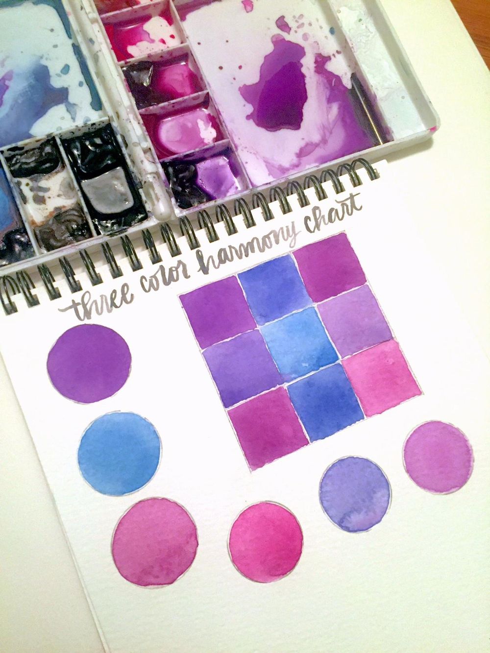 3 Color Harmony Chart - image 1 - student project
