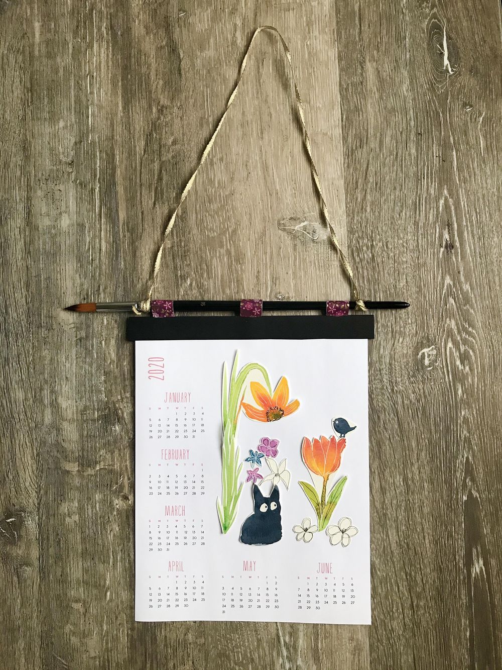 Watercolour Calendar - image 4 - student project