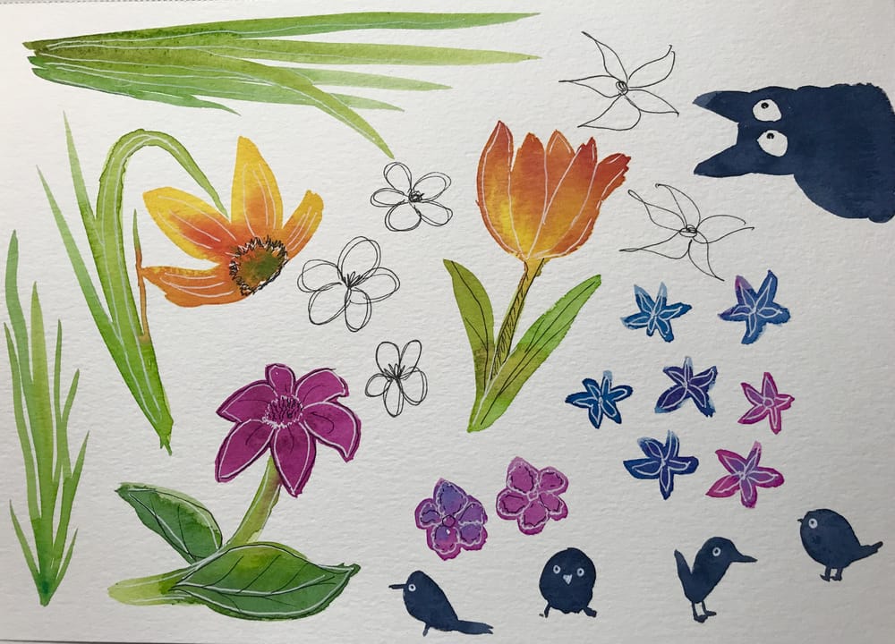 Watercolour Calendar - image 2 - student project