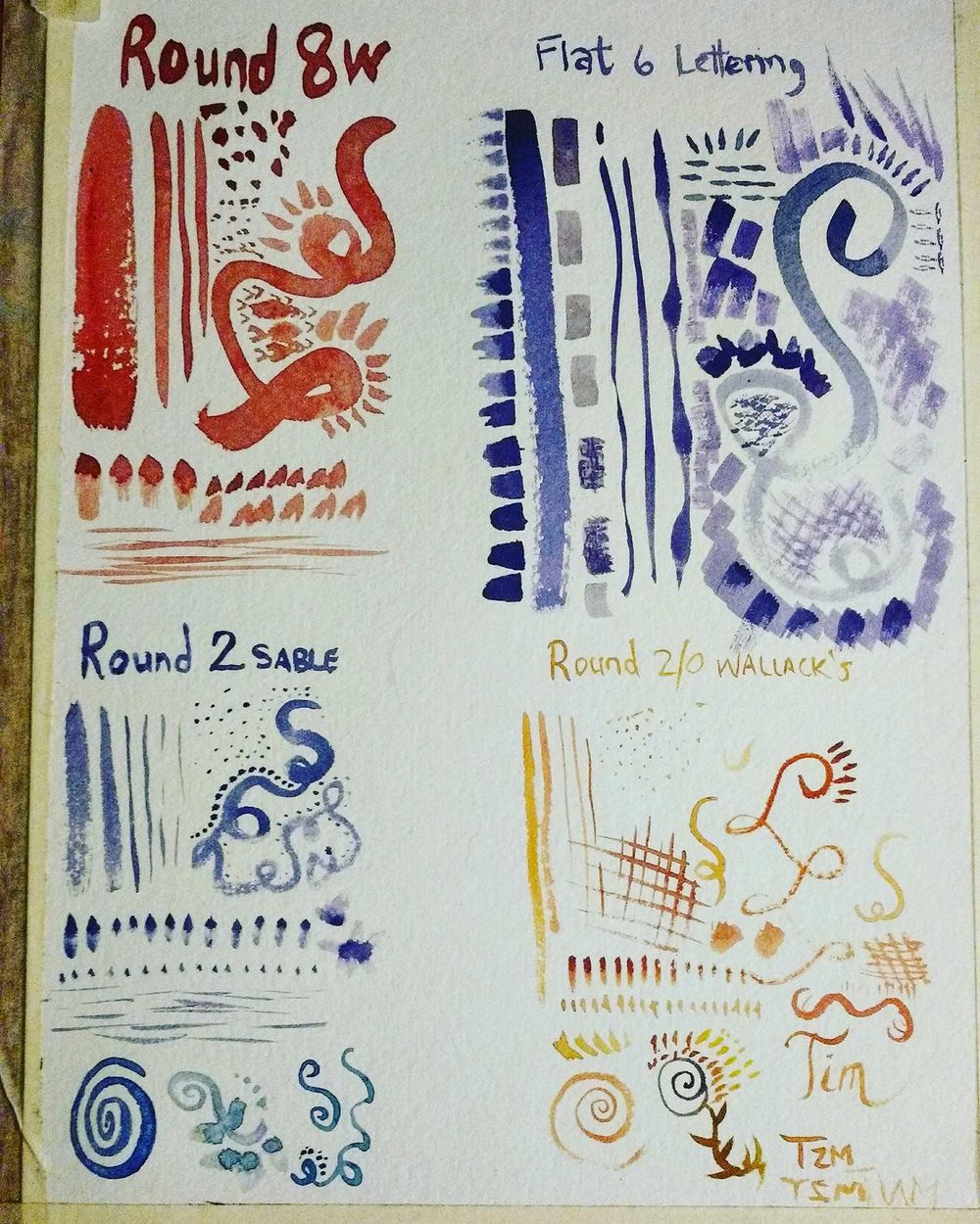 4 Brush Studies - image 1 - student project