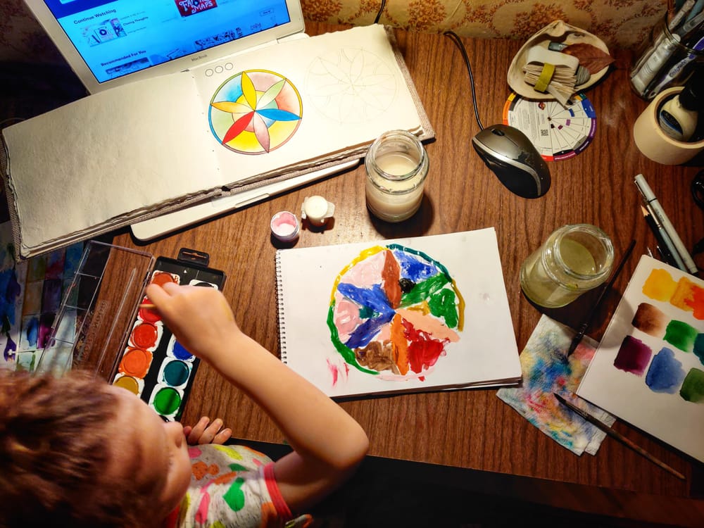 Color Wheel Mandala Part 2 - Flower Petal Mandala - image 3 - student project