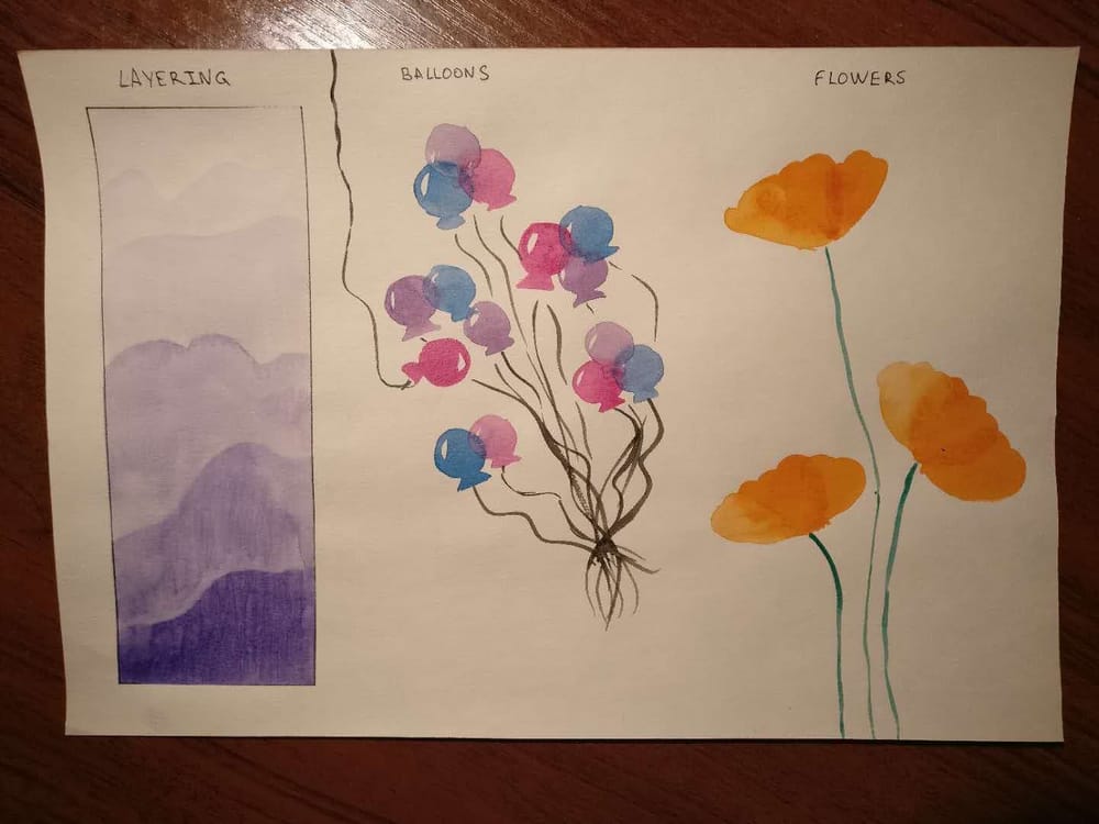 Basic Watercolors - image 2 - student project