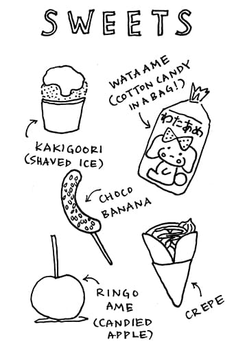 Japanese Summer Festival Foods Zine! - image 10 - student project