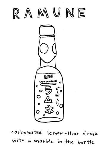 Japanese Summer Festival Foods Zine! - image 5 - student project