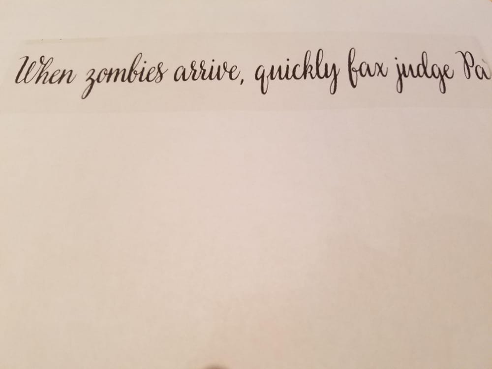 Brush Lettering - image 3 - student project