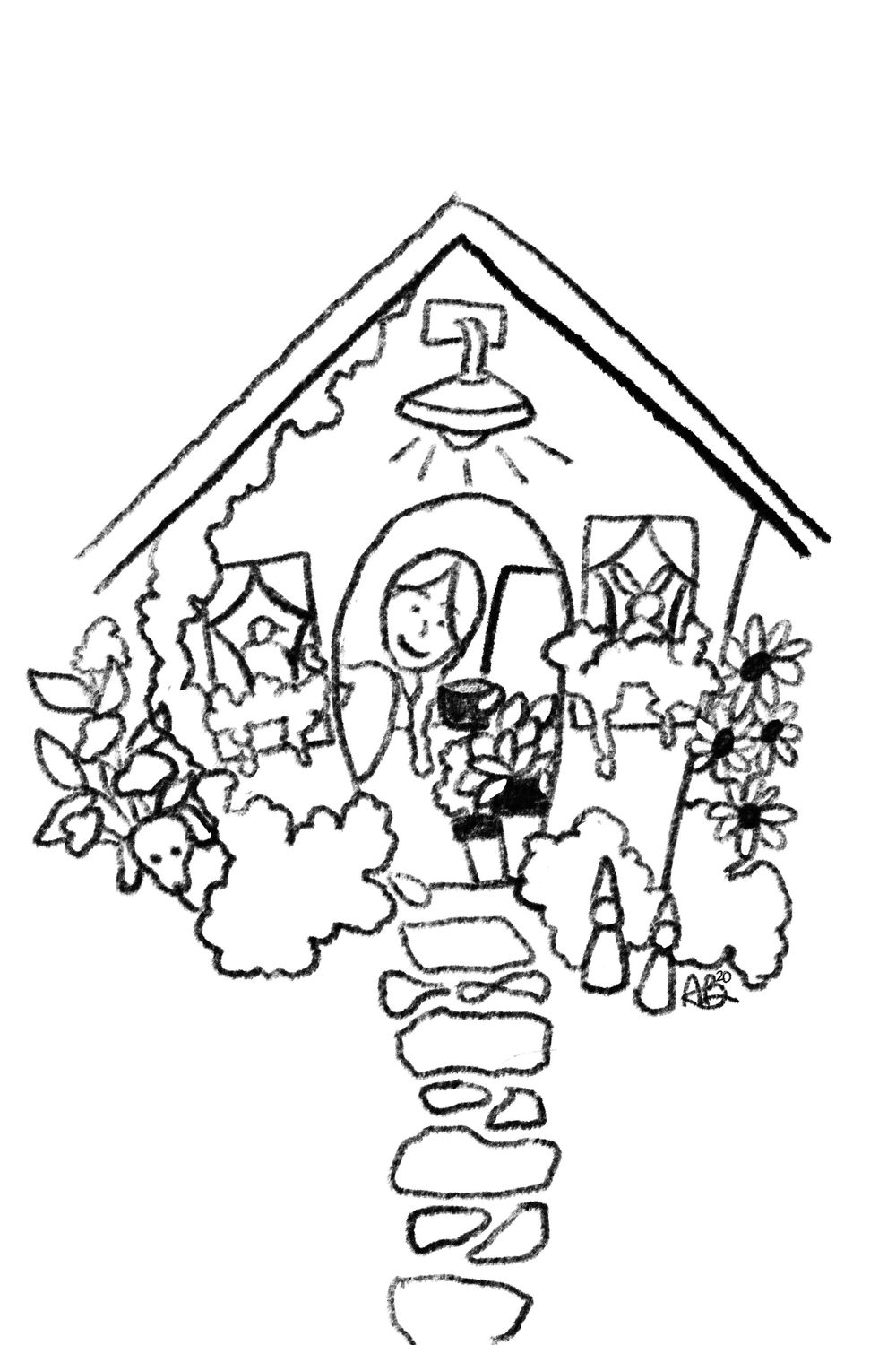 Coffee, plants, animals, and gnomes! - image 3 - student project