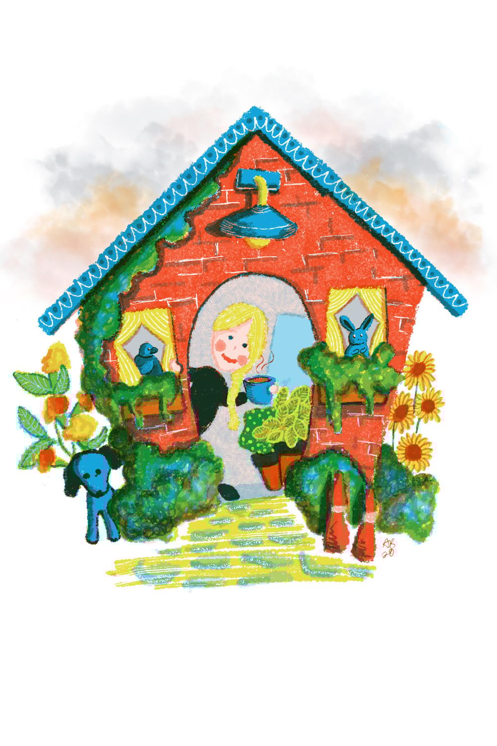 Coffee, plants, animals, and gnomes! - image 1 - student project