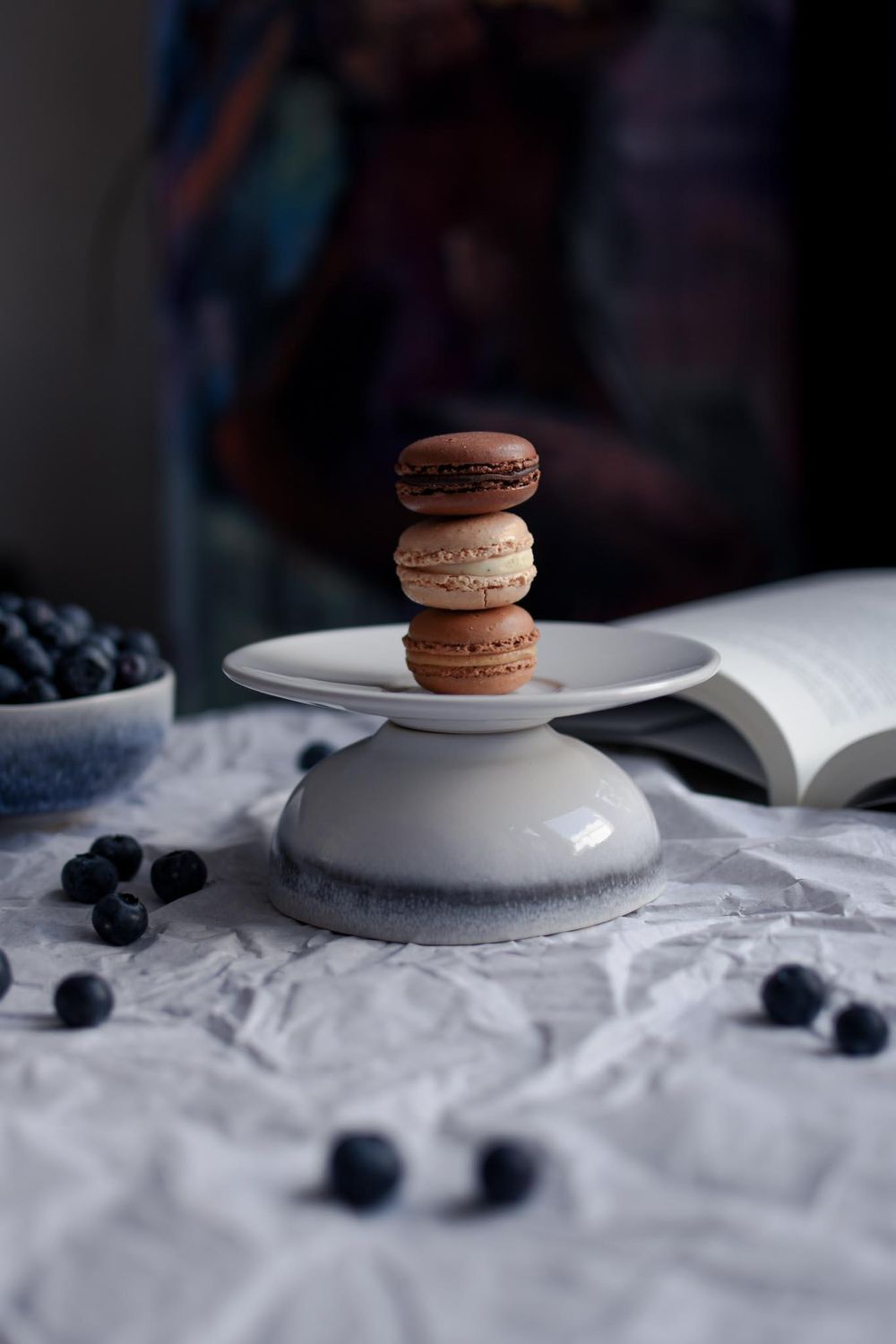 Macarrons & Blueberries - image 2 - student project