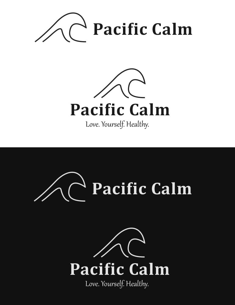 "Pacific Calm" Logo Project - image 3 - student project