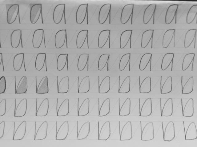 Handwriting in the Italic Style - image 5 - student project