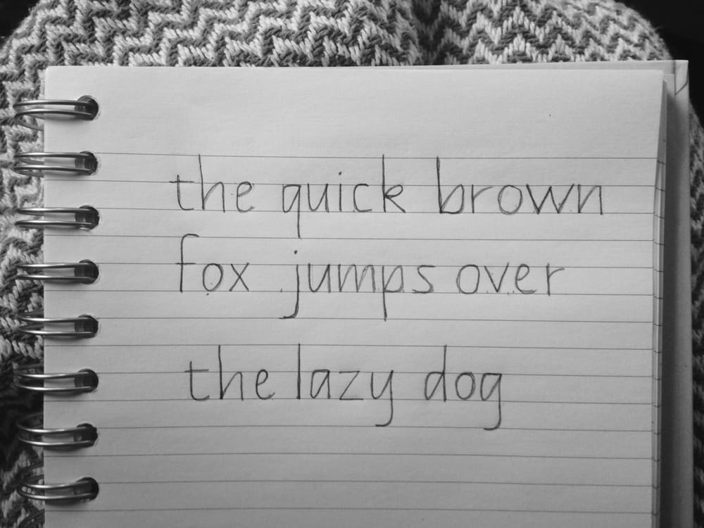 Handwriting in the Italic Style - image 6 - student project