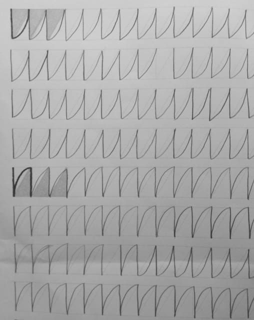 Handwriting in the Italic Style - image 2 - student project