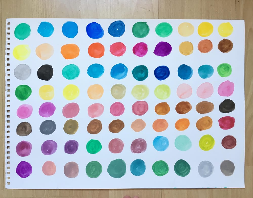 Exploring colours (intuitive mixing + colour play) - image 2 - student project