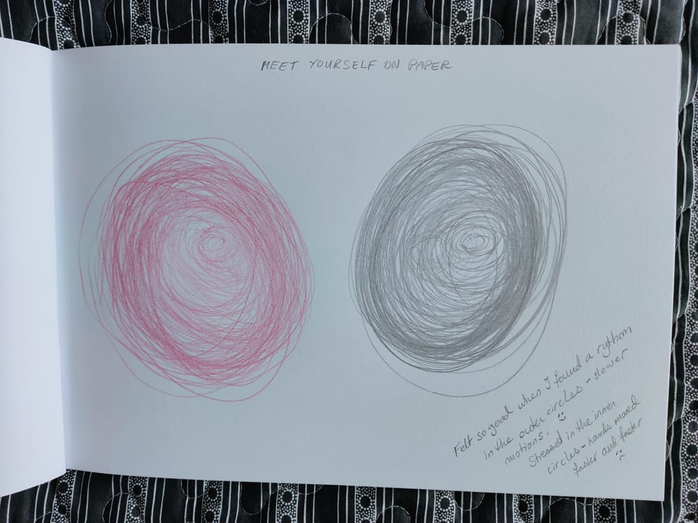 Annette B. Drawing with both hands - image 3 - student project