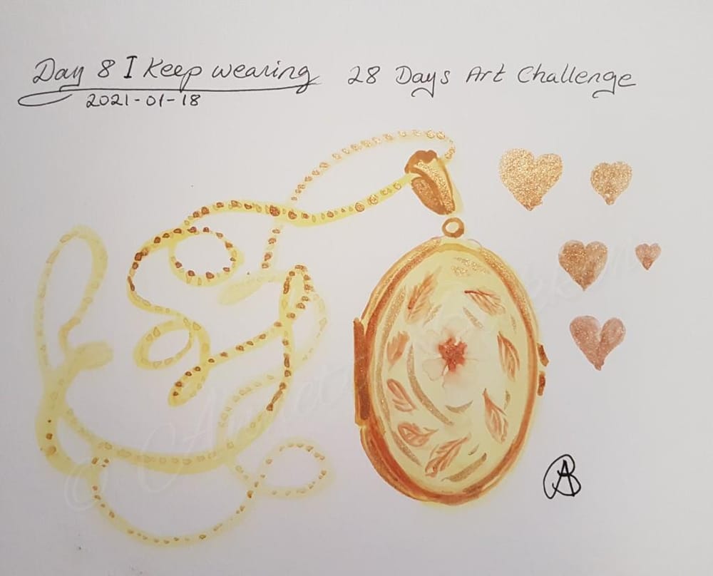 Annette K. 2021-01-11 start. Self-Care 28-Day Art challenge. - image 7 - student project
