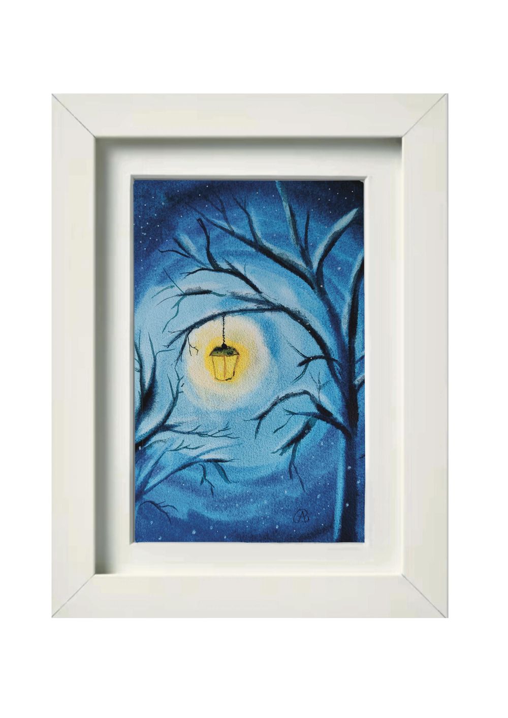 Annette B - Snow In Watercolor, A Magical Winter Scene. - image 1 - student project