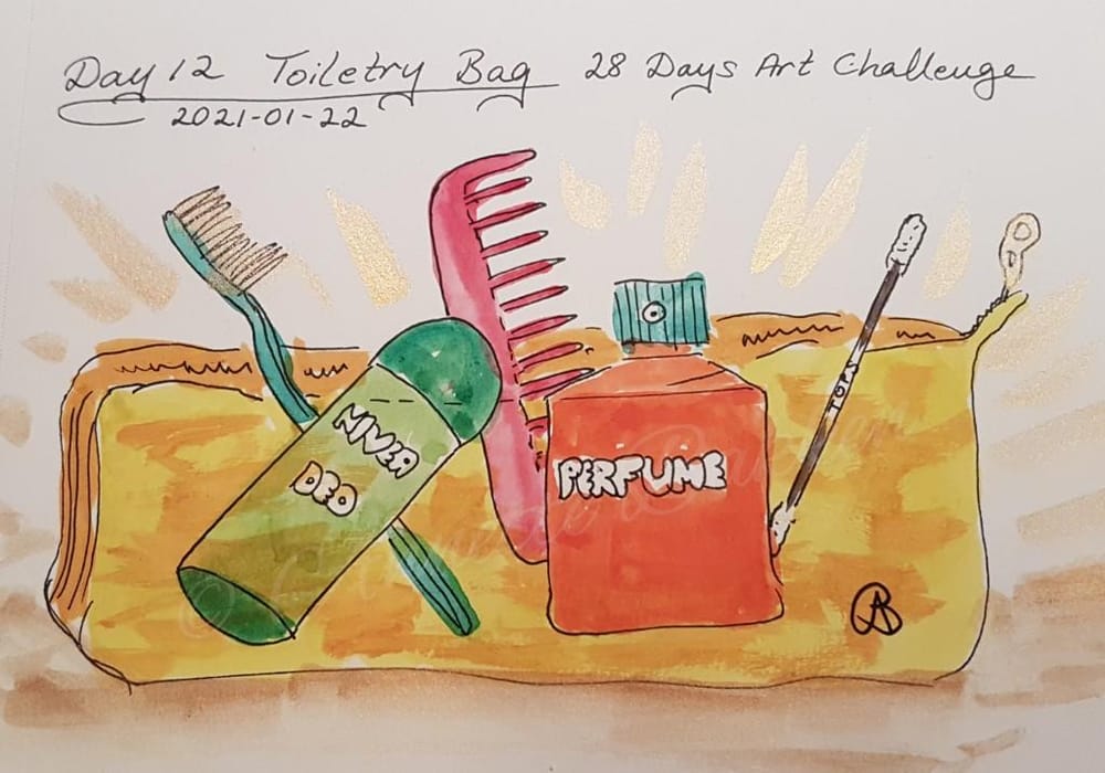 Annette K. 2021-01-11 start. Self-Care 28-Day Art challenge. - image 3 - student project