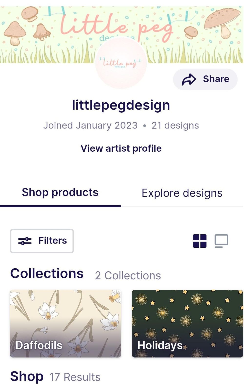 littlepegdesign, My Redbubble Store - image 1 - student project