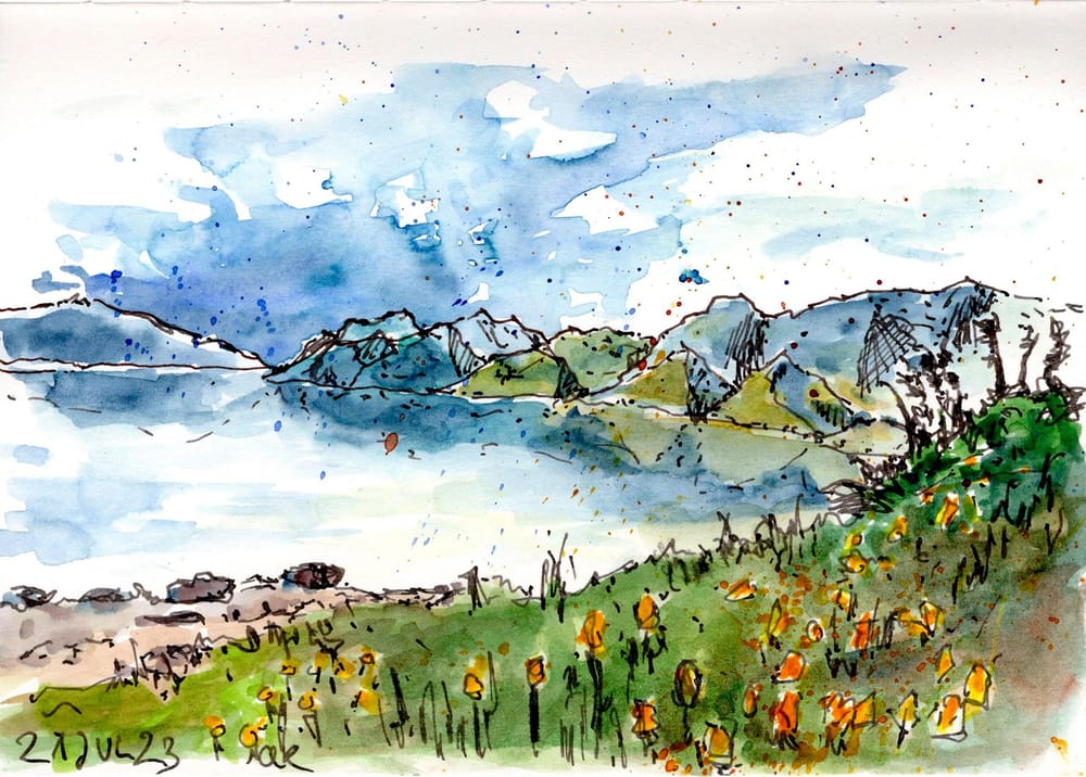 Ink and watercolors - image 1 - student project